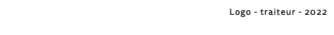 Logo - traiteur - 2022